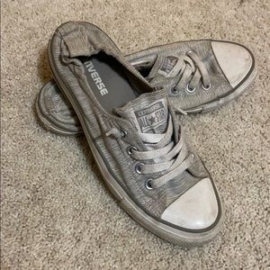 Grey converse, size 8